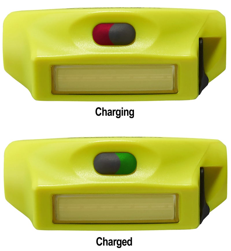 Streamlight 61710 Bandit Pro 180-Lumen USB Rechargeable LED Headlamp with Elastic Head Strap, Visor Clip, and USB Cable, Yellow - Image 3